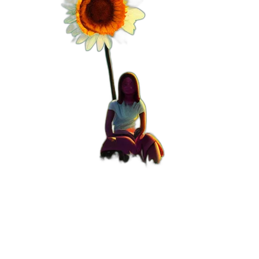 flower, staff, robot, jewelry transparent PNG cut-out