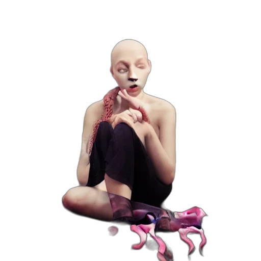 mask, shoes, creature, dress transparent PNG cut-out