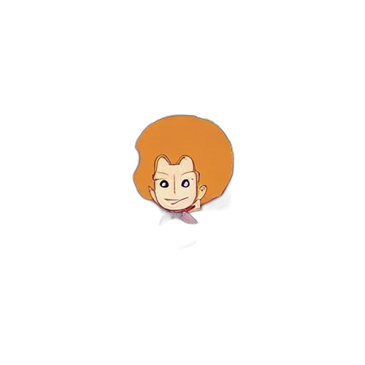 hair, staff, face, creature transparent PNG cut-out