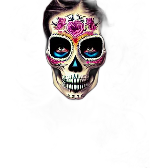 mask, jewelry, face, photorealistic transparent PNG cut-out
