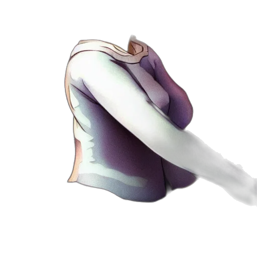 mask, dress, jacket, weapon, concept art, 3d render, watercolor, anime transparent PNG cut-out