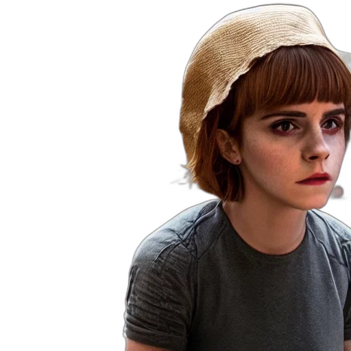 hat, face, jacket, film transparent PNG cut-out