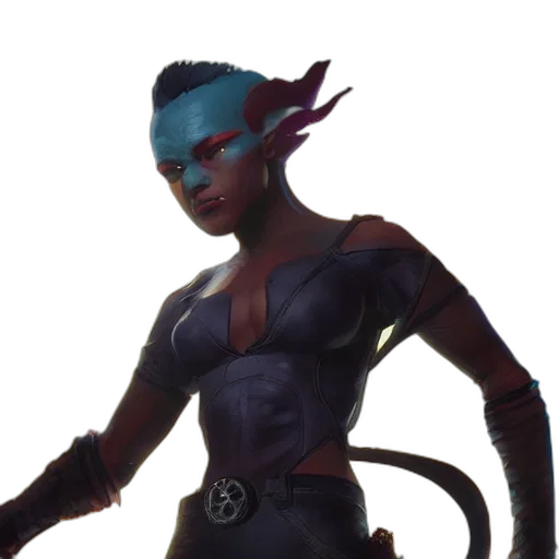 mask, staff, dragon, creature transparent PNG cut-out