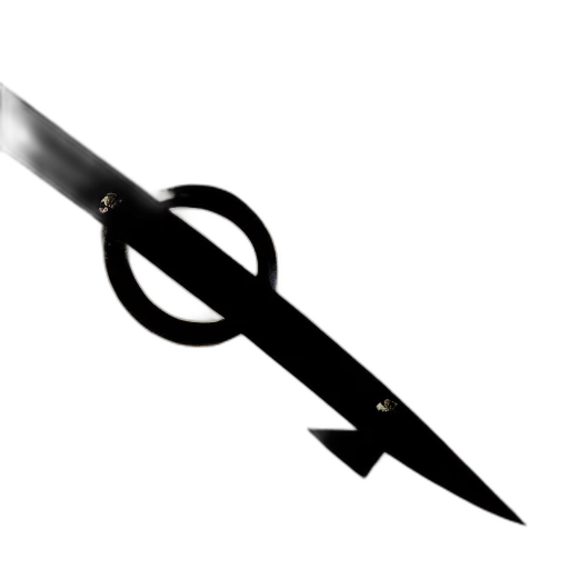 sword, staff, weapon, hair transparent PNG cut-out