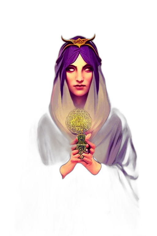 crown, staff, jewelry, fantasy art transparent PNG cut-out