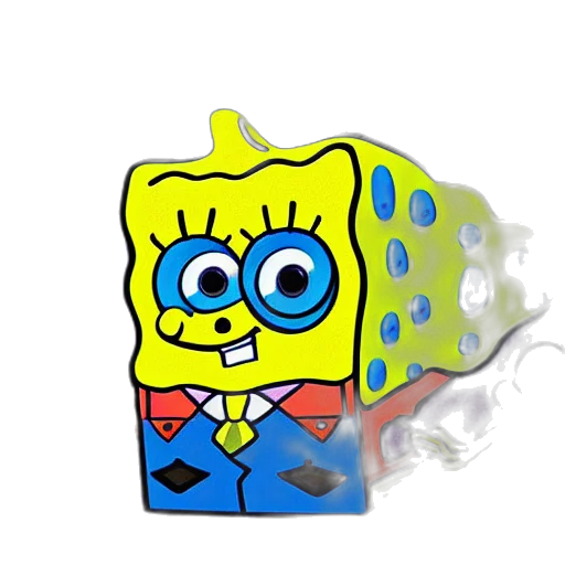 jewelry, robot, jacket, weapon, 3d render, concept art, underwater, spongebob transparent PNG cut-out