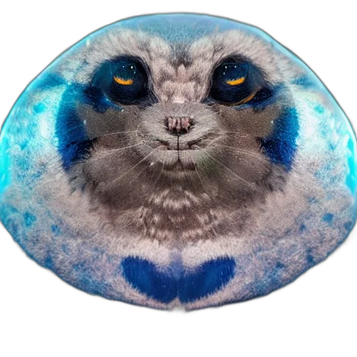 mask, creature, face, fantasy art, blue, national, geographic, photo transparent PNG cut-out