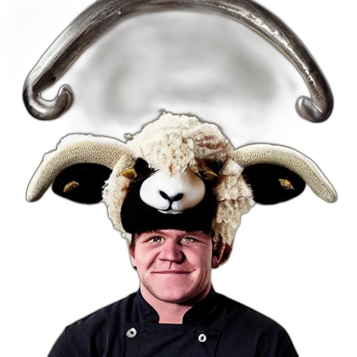 hat, staff, animal, food, portrait, chef, gordon, ramsay transparent PNG cut-out
