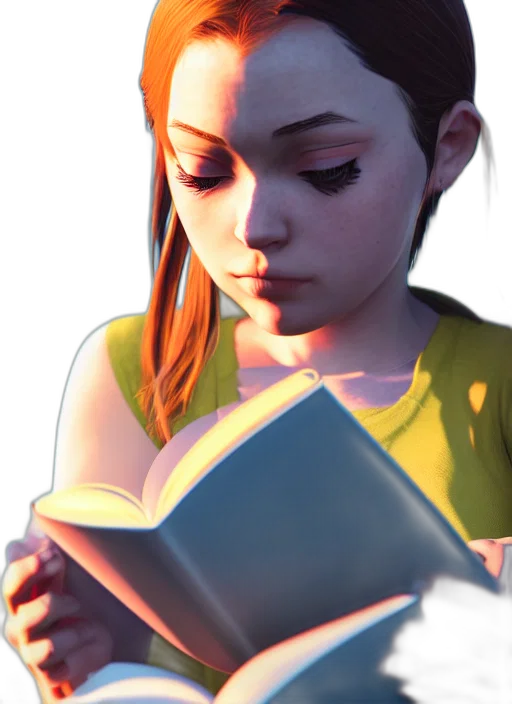 face, staff, fantasy art, 3d render transparent PNG cut-out
