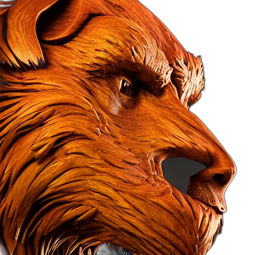 mask, face, animal, 3d render transparent PNG cut-out