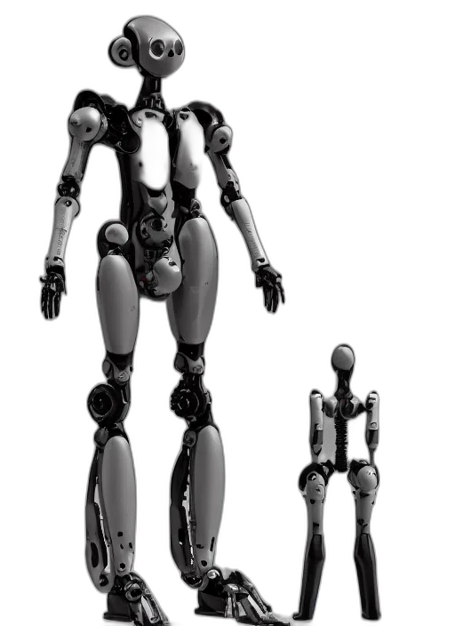 robot, staff, creature, jewelry transparent PNG cut-out