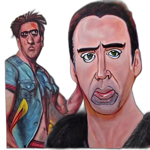 face, photorealistic, cartoon, comic book art transparent PNG cut-out
