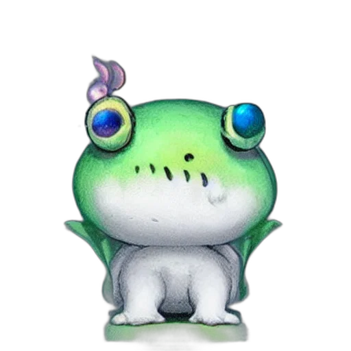 dragon, creature, staff, animal, 3d render, watercolor, concept art, fantasy art transparent PNG cut-out