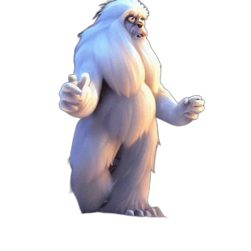 creature, animal, staff, concept art, 3d render, fantasy art, cartoon, concept transparent PNG cut-out