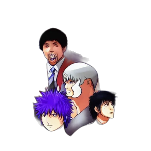 face, staff, anime, pixel art, cartoon, comic book art, outer space, monochrome transparent PNG cut-out