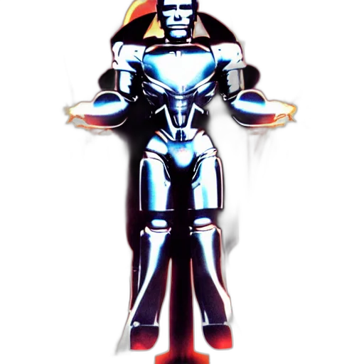 robot, weapon, sword, staff, 3d render, concept art, comic book art, pixel art transparent PNG cut-out
