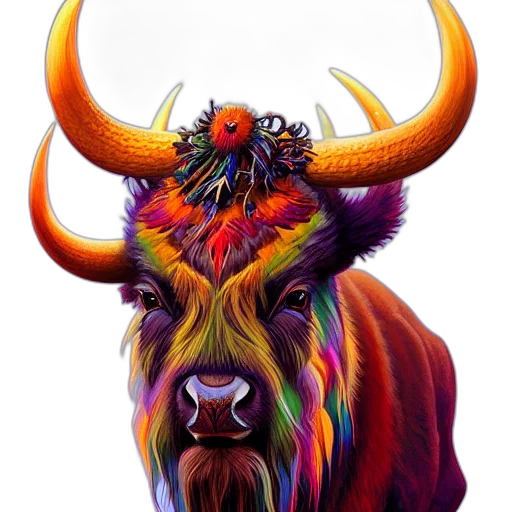 animal, mask, fantasy art, photorealistic, concept art, watercolor, symmetry, portrait transparent PNG cut-out