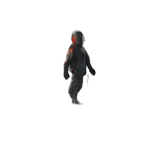 jacket, robot, creature, mask transparent PNG cut-out