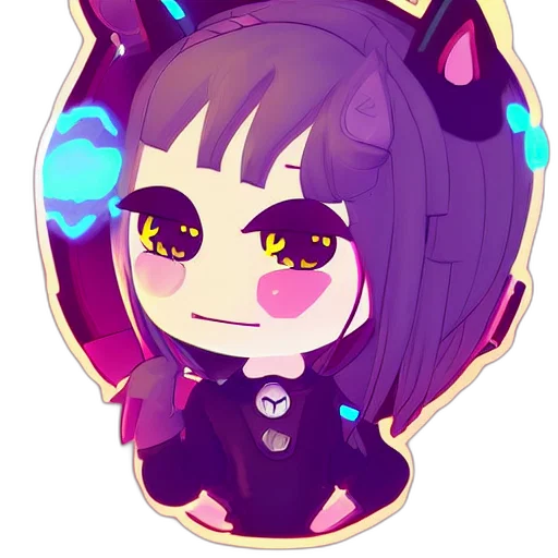 staff, creature, cyberpunk, anime transparent PNG cut-out