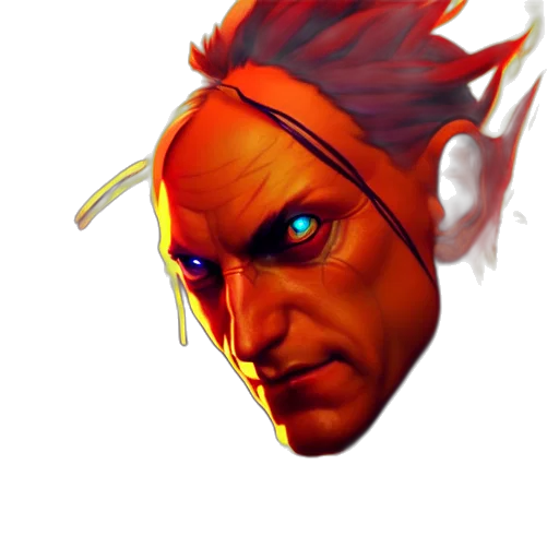 face, staff, mask, fantasy art transparent PNG cut-out