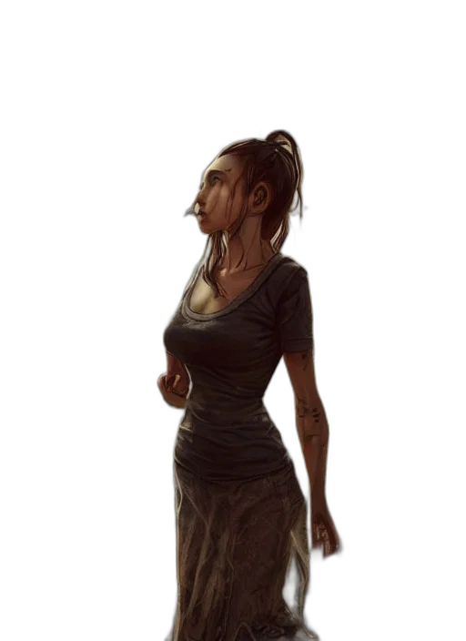 dress, staff, face, mask transparent PNG cut-out