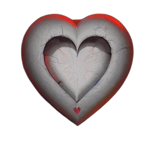 jewelry, 3d render, photorealistic, concept art, red, photograph, lovely, heart transparent PNG cut-out