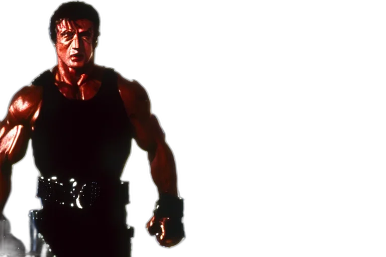 film, still, sylvester, stallone transparent PNG cut-out