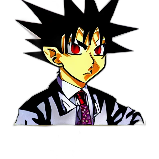 staff, pixel art, anime, cartoon, concept art, yugi, moto, president transparent PNG cut-out