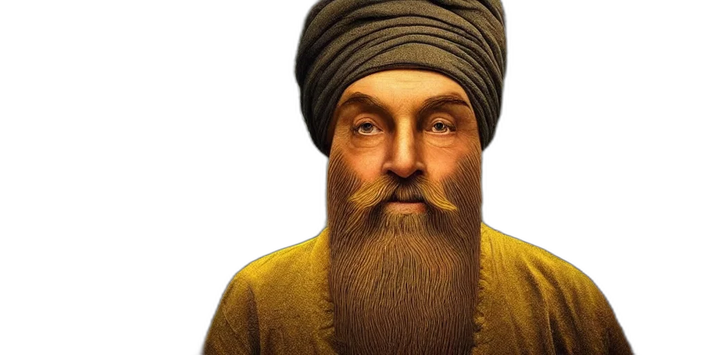 face, photorealistic, 3d render, oil painting transparent PNG cut-out