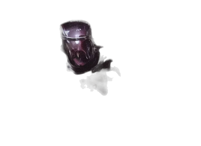 mask, face, robot, creature, 3d render, watercolor, concept art, photorealistic transparent PNG cut-out