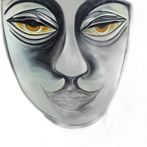 mask, face, crown, robot transparent PNG cut-out