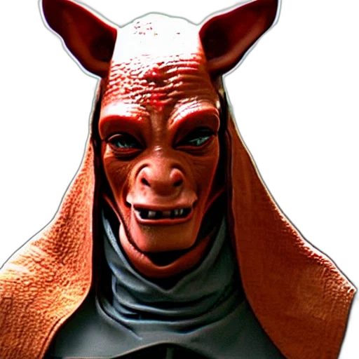 mask, face, animal, creature, concept art, 3d render, photorealistic, sith transparent PNG cut-out
