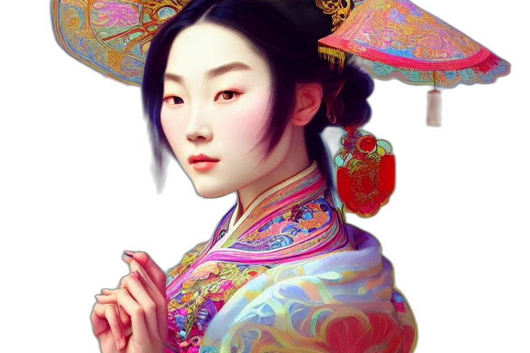 staff, face, fantasy art, photorealistic transparent PNG cut-out