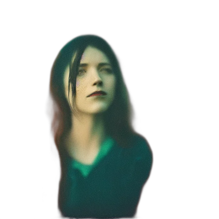 face, robot, mask, dress, photorealistic, 3d render, vaporwave, concept art transparent PNG cut-out