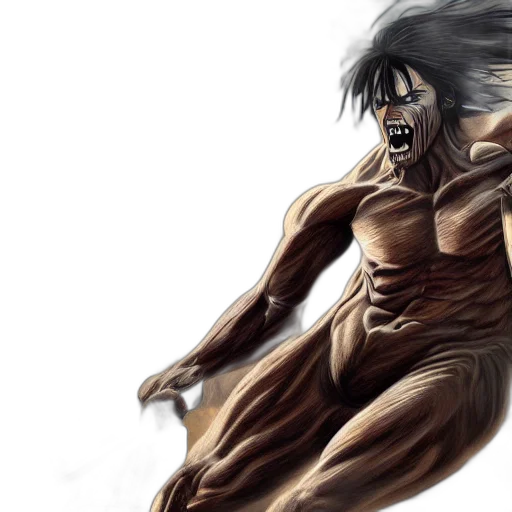 creature, hair, comic book art, concept art transparent PNG cut-out