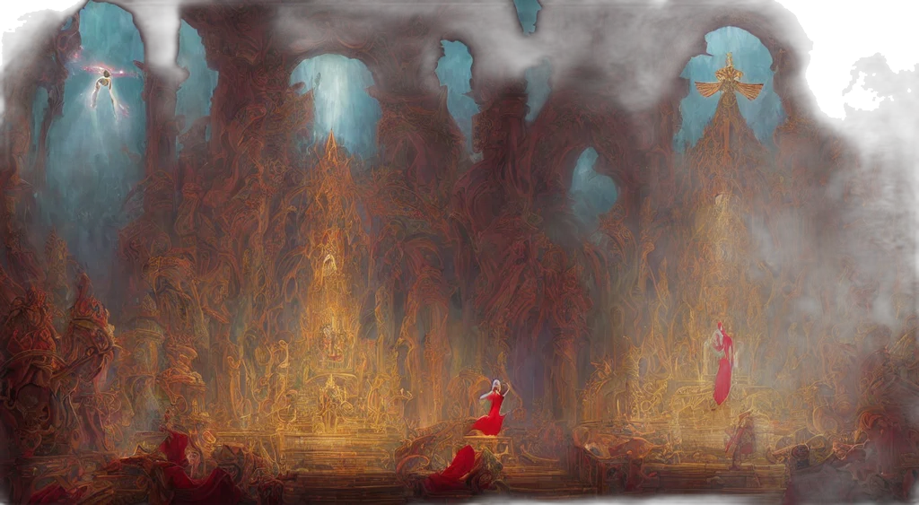 concept art, fantasy art, oil painting, comic book art transparent PNG cut-out