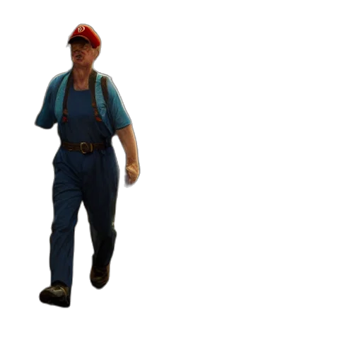 staff, hat, robot, animal, 3d render, concept art, pixel art, photorealistic transparent PNG cut-out
