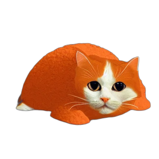 hat, animal, food, creature, 3d render, photorealistic, concept art, pixel art transparent PNG cut-out