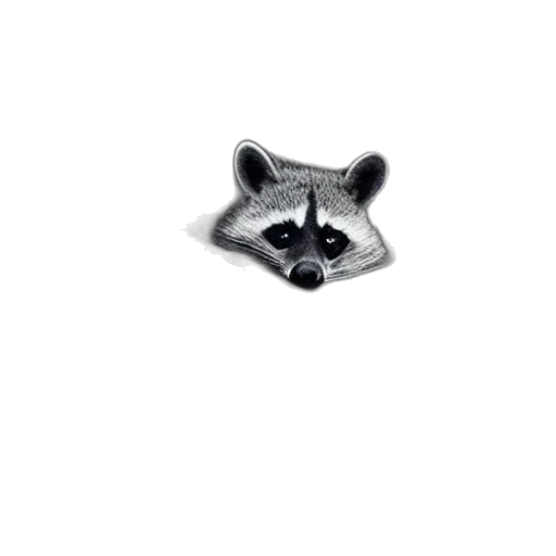 jewelry, animal, mask, creature, photorealistic, 3d render, monochrome, national transparent PNG cut-out
