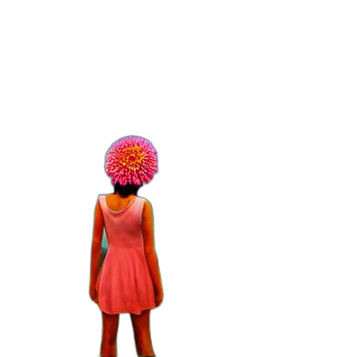 dress, hat, hair, crown, 3d render, concept art, cartoon, pixel art transparent PNG cut-out
