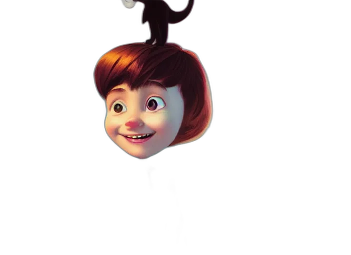 face, crown, creature, hair transparent PNG cut-out