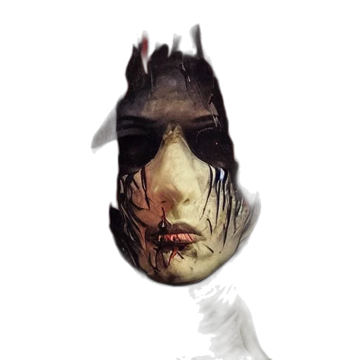 mask, face, creature, hair transparent PNG cut-out