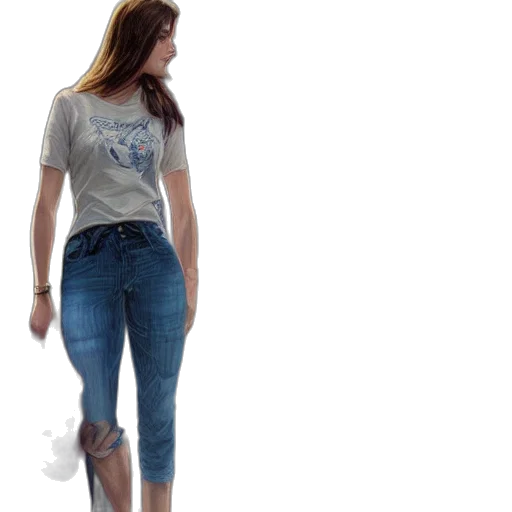 dress, jacket, shoes, staff transparent PNG cut-out