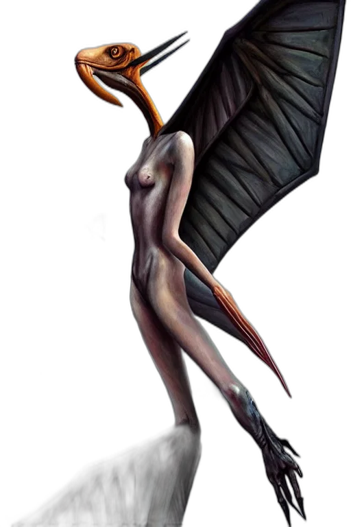 creature, dragon, staff, animal, concept art, fantasy art, 3d render, photorealistic transparent PNG cut-out