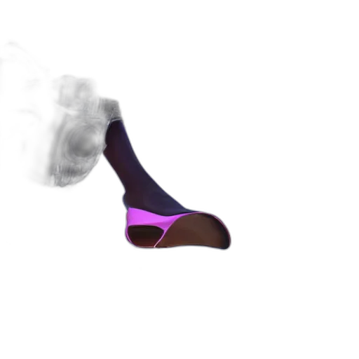 shoes, mask, staff, weapon, concept art, 3d render, vaporwave, photorealistic transparent PNG cut-out