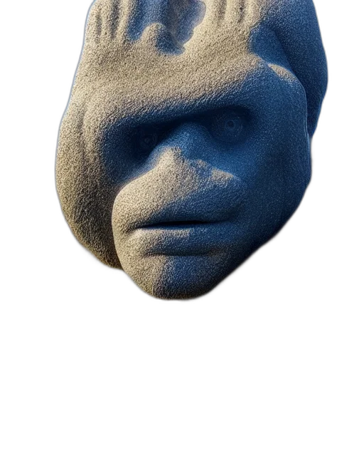 mask, face, creature, hat, 3d render, photorealistic, concept art, fantasy art transparent PNG cut-out