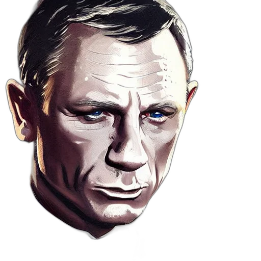 face, photorealistic, comic book art, concept art transparent PNG cut-out