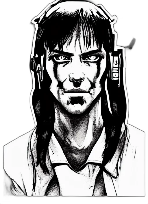 face, robot, mask, comic book art transparent PNG cut-out