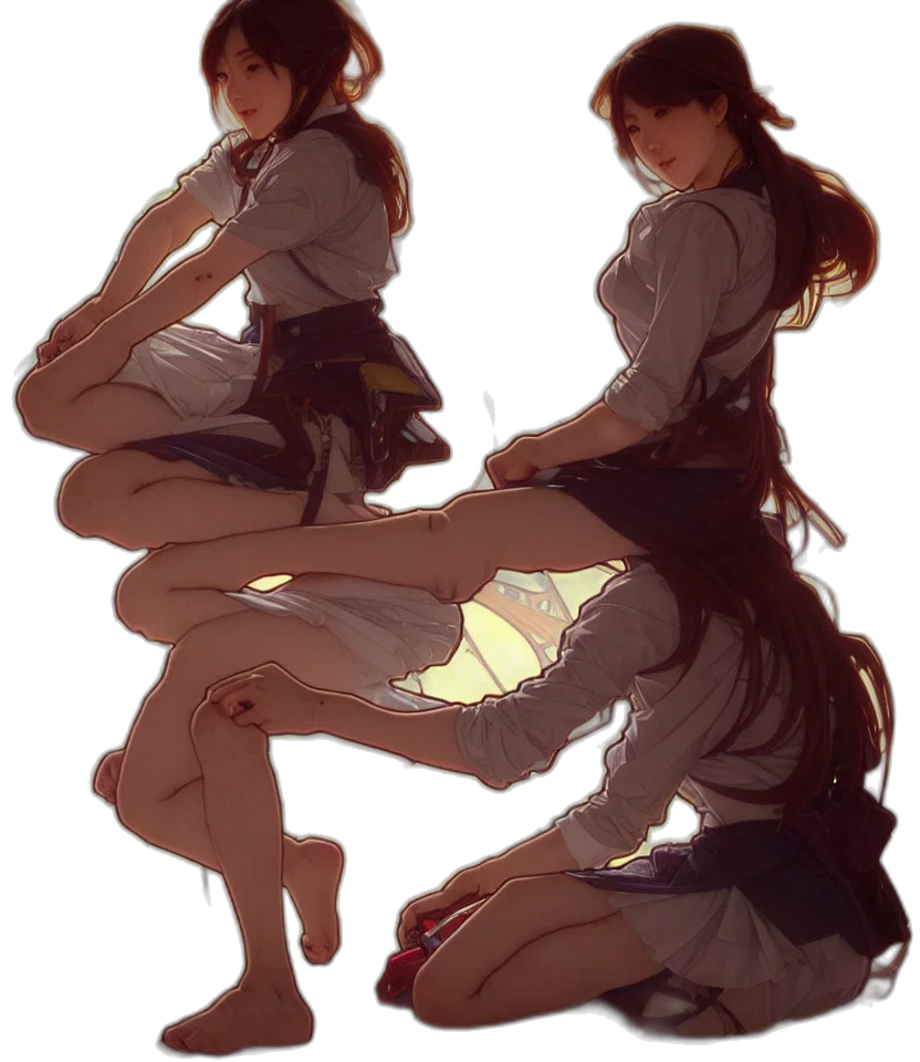 dress, crown, shoes, staff transparent PNG cut-out