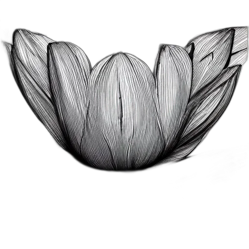 flower, crown, jewelry, hair, pencil sketch, photorealistic, concept art, fantasy art transparent PNG cut-out